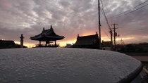 うっすら雪化粧